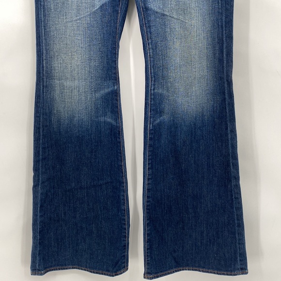 AG Adriano Goldshmied The Belle Flare Jeans Boho Gypsy Mid Rise Blue Size 30 - Picture 5 of 12